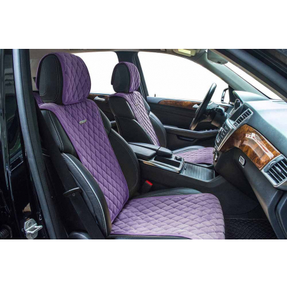 Купить Накидки на сиденья автомобиля летние BULLET фиолетовый