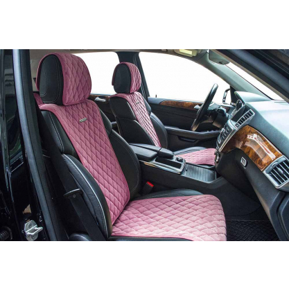 Купить Накидки на сиденья автомобиля летние BULLET розовый